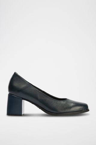 Sapatos de salto em couro - Bege