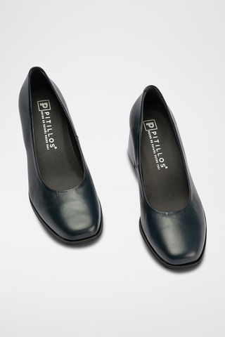 Sapatos de salto em couro - Bege