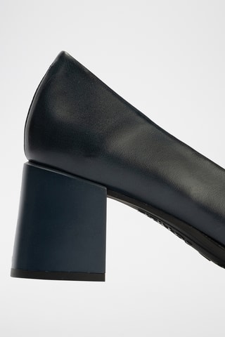 Sapatos de salto em couro - Bege