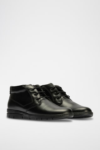 Boots em couro - Preto