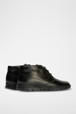 Boots em couro - Preto