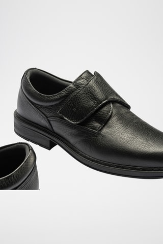 Derbies em couro - Preto