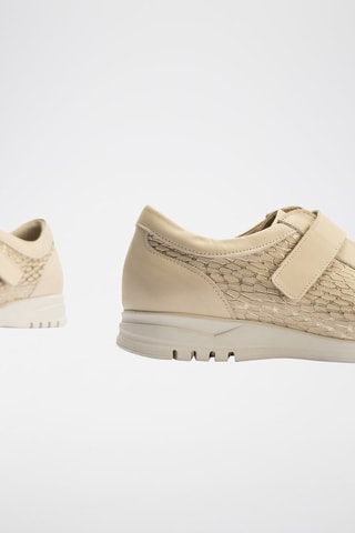 Derbies em couro nappa - Cru - Branco