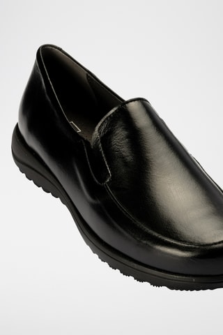 Mocassins em couro - Preto