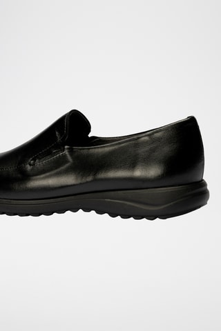 Mocassins em couro - Preto