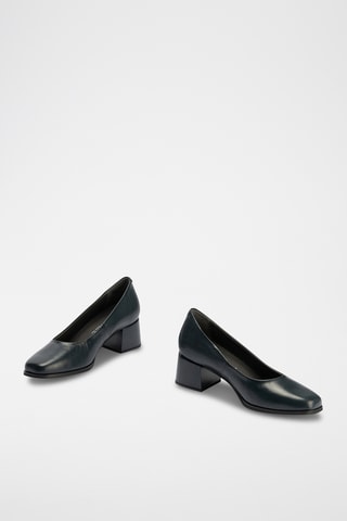 Sapatos de salto em couro - Bege