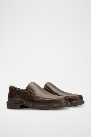 Mocassins em couro - Castanho-escuro