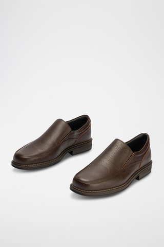 Mocassins em couro - Castanho-escuro