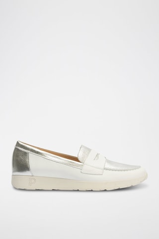 Mocassins em couro nappa - Branco - Branco
