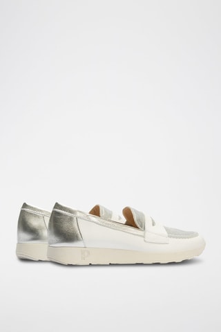 Mocassins em couro nappa - Branco - Branco