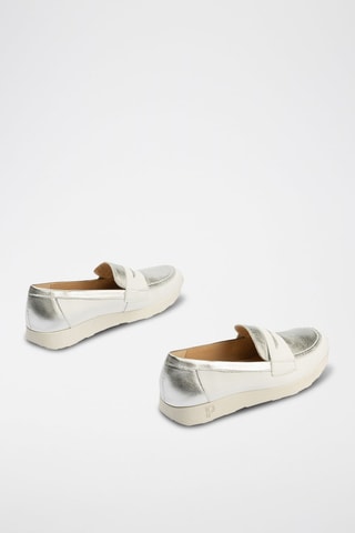 Mocassins em couro nappa - Branco - Branco