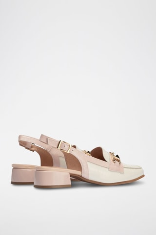 Sapatos de salto em couro envernizado - Branco - Branco