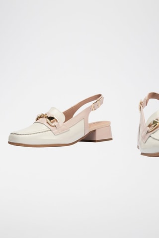 Sapatos de salto em couro envernizado - Branco - Branco