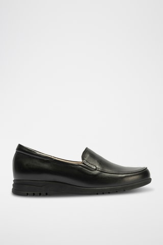 Mocassins em couro - Preto