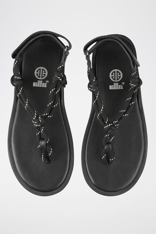 Sandali in pelle - Nero
