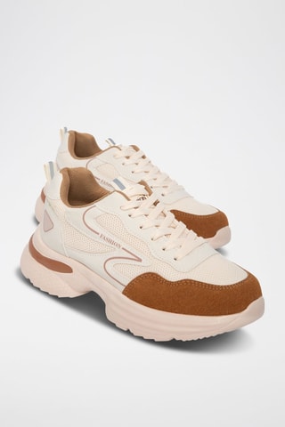 Sneakers - Beige e marrone