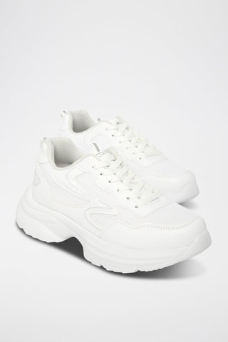 Sneakers platform - Bianco