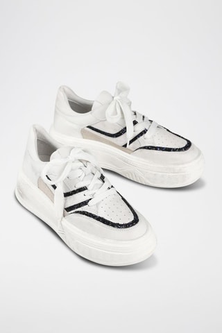 Sneakers in pelle - Bianco