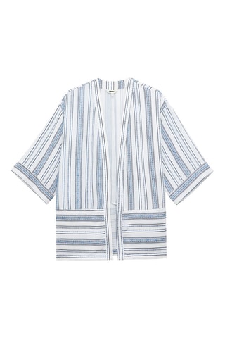 Kimono - Cobalto e bianco