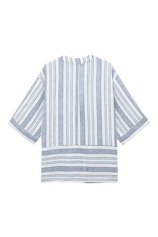 Kimono - Cobalto e bianco