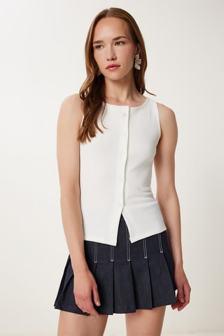 Gilet - Ecrù