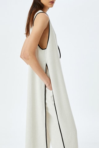 Gilet lungo - Ecrù