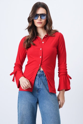 Cardigan - Rosso