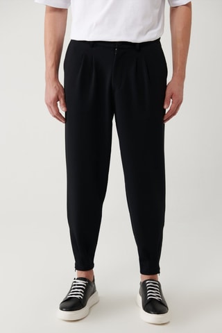 Pantaloni relaxed - Nero
