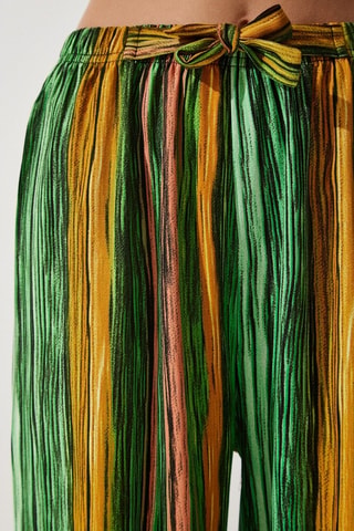 Pantaloni palazzo - Verde chiaro