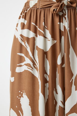 Pantaloni palazzo - Marrone chiaro