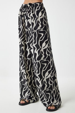 Pantaloni palazzo - Ecrù