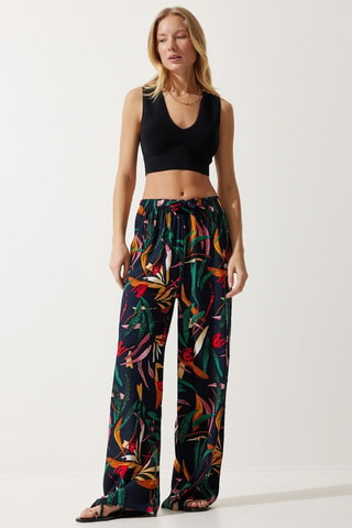 Pantaloni palazzo - Navy