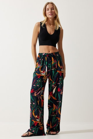 Pantaloni palazzo - Navy