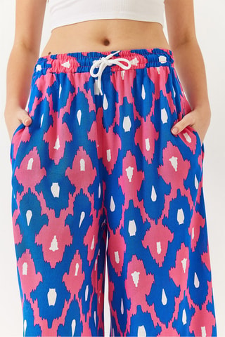 Pantaloni palazzo - Blu elettrico