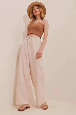 Pantaloni - 
Beige