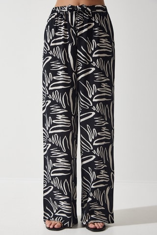 Pantaloni palazzo - Nero