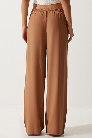 Pantaloni palazzo - Marrone