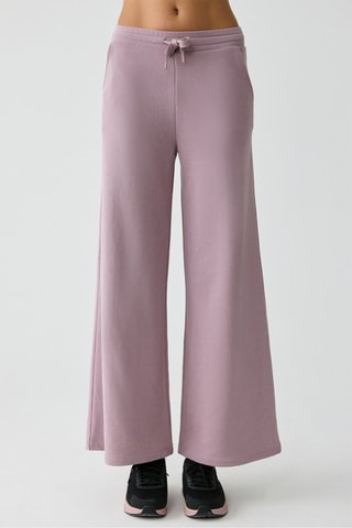 Pantaloni wide legs - Rosa antico