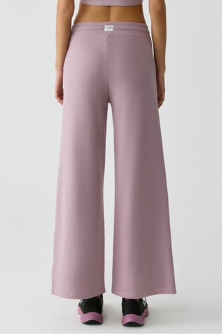Pantaloni wide legs - Rosa antico