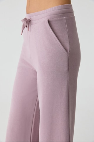 Pantaloni wide legs - Rosa antico