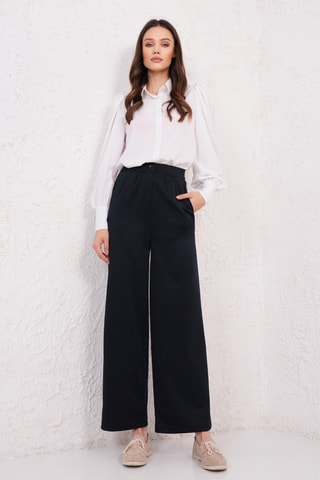 Pantaloni palazzo - Navy