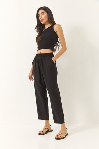 Pantaloni slim - Nero