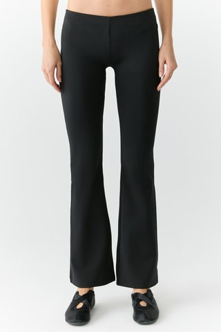 Pantaloni flare - Nero