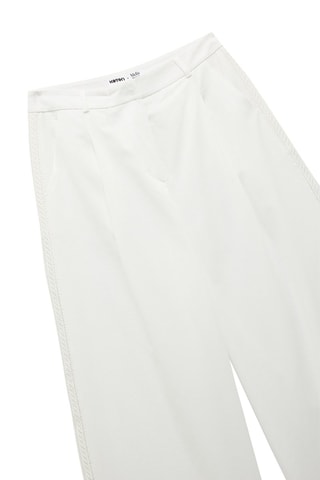 Pantaloni wide legs - Ecrù