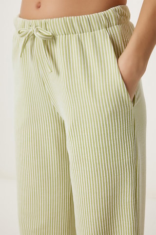 Pantaloni wide legs - Verde
