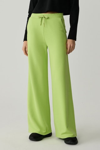 Pantaloni wide legs - Verde