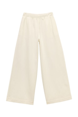 Pantaloni slim in lino - Nero