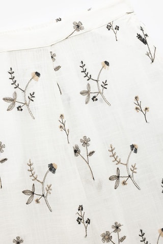 Pantaloni wide legs - Bianco