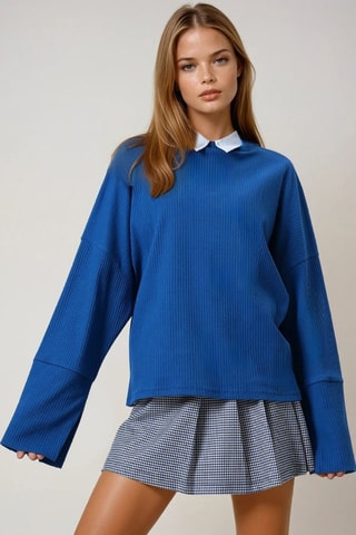 Top - Blu elettrico