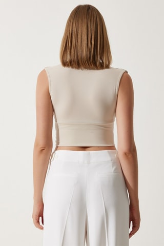 Crop top - Nude
